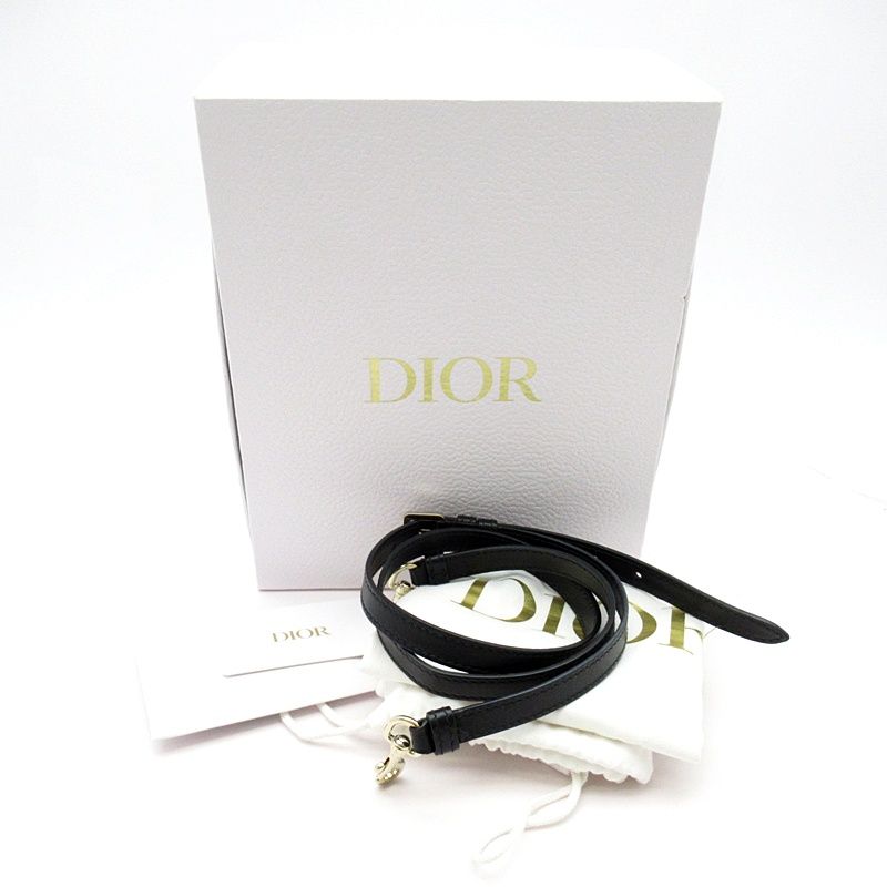 Dior Book Tote Mini Macrocanage S55730whp Calfskin Ladies Handbag Black