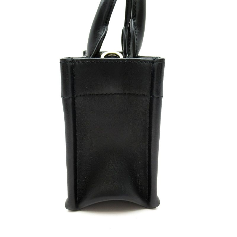 Dior Book Tote Mini Macrocanage S55730whp Calfskin Ladies Handbag Black