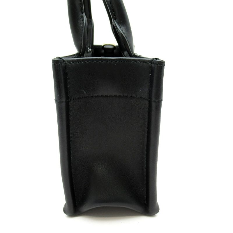 Dior Book Tote Mini Macrocanage S55730whp Calfskin Ladies Handbag Black