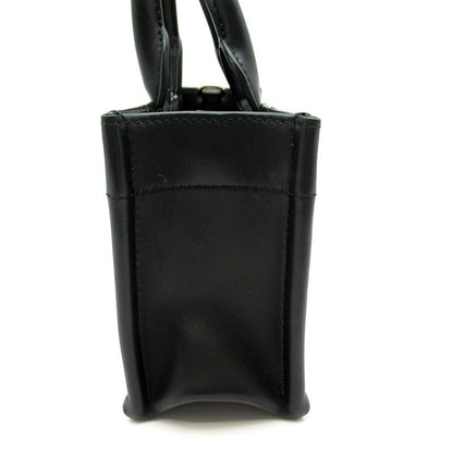 Dior Book Tote Mini Macrocanage S55730whp Calfskin Ladies Handbag Black