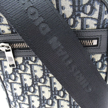 Dior Oblique Jacquard Shoulder Bag 1espo200yky Canvas Women's Shoulder Bag Black