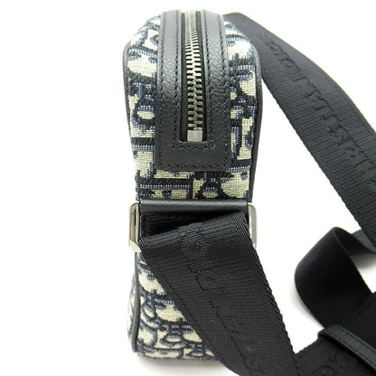 Dior Oblique Jacquard Shoulder Bag 1espo200yky Canvas Women's Shoulder Bag Black
