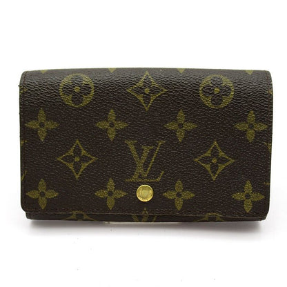 Louis Vuitton Portmonnaie Vieux Trésor M61730 Monogram Women's Brown