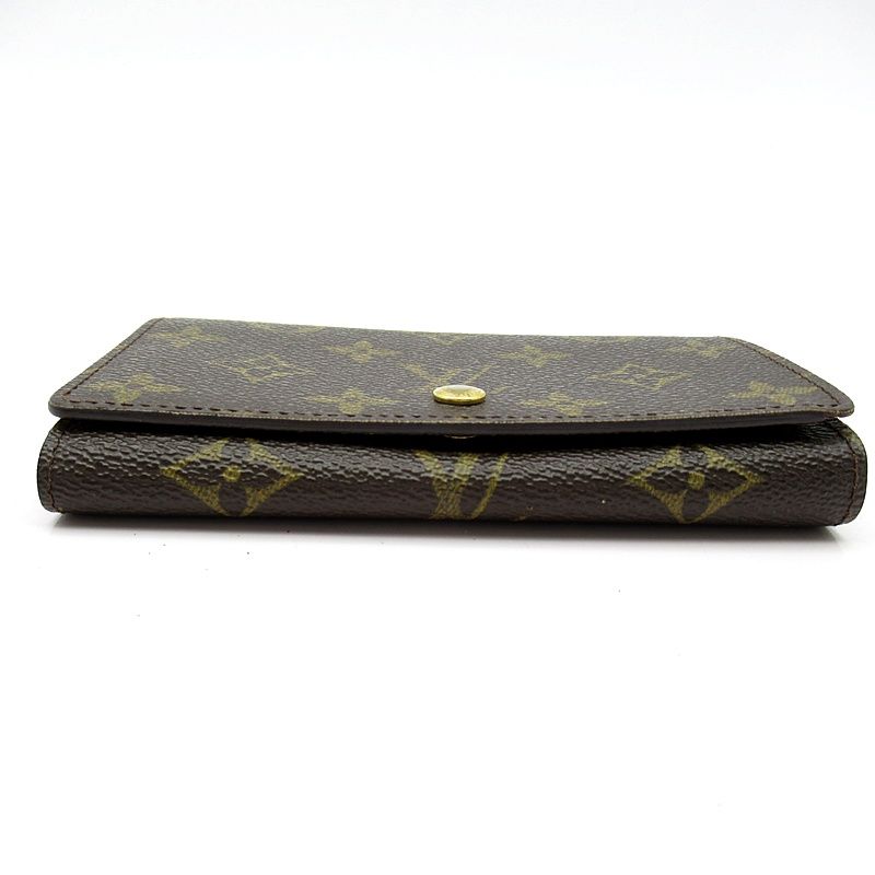 Louis Vuitton Portmonnaie Vieux Trésor M61730 Monogram Women's Brown