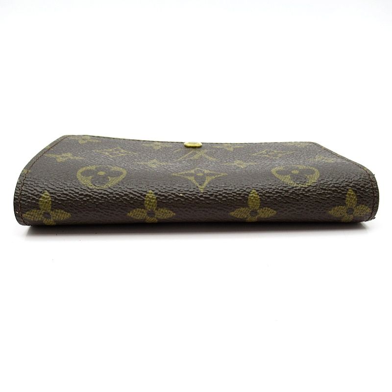 Louis Vuitton Portmonnaie Vieux Trésor M61730 Monogram Women's Brown