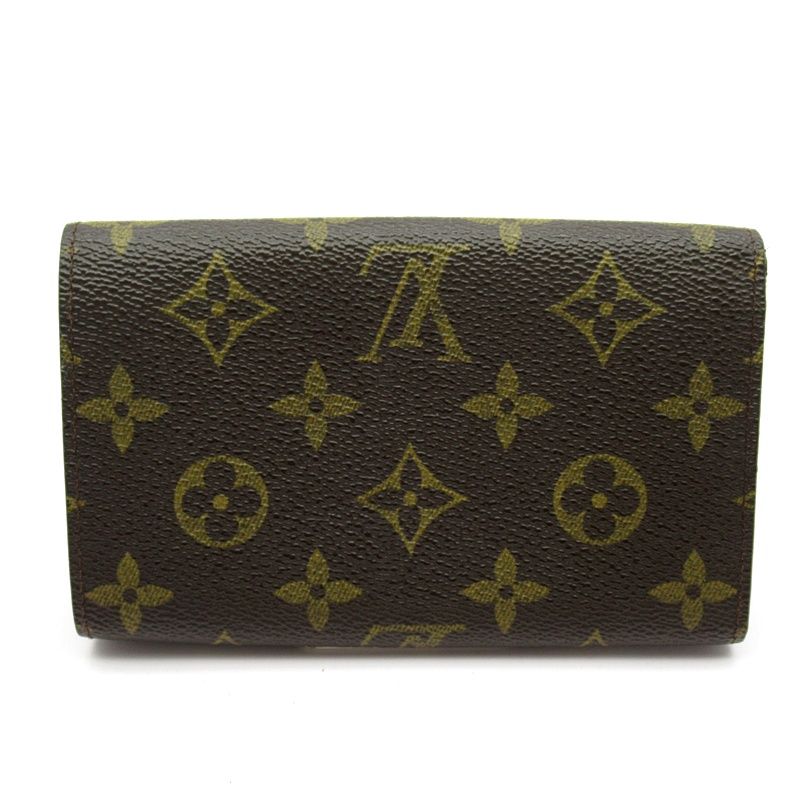 Louis Vuitton Portmonnaie Vieux Trésor M61730 Monogram Women's Brown
