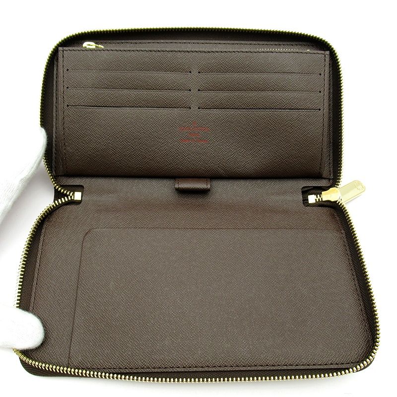 Louis Vuitton Zippy Organizer N60003 Damier Men's Brown