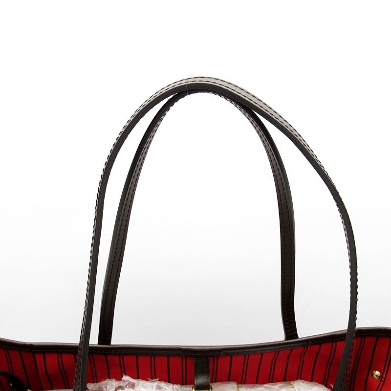 Louis Vuitton Neverfull MM N41358 Damier Women's Tote Bag Brown Excellent