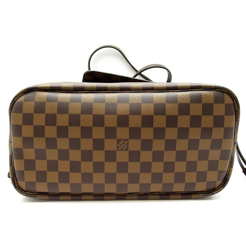 Louis Vuitton Neverfull MM N41358 Damier Women's Tote Bag Brown Excellent