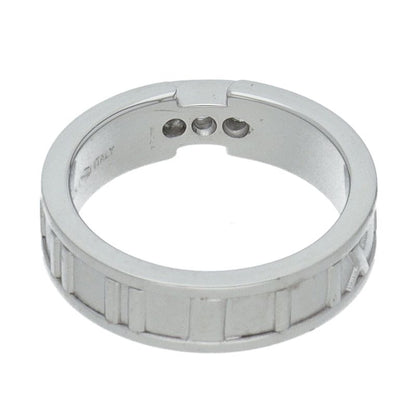 Tiffany & Co Atlas Ring 3p Diamond (#13) 18k White Gold Ladies