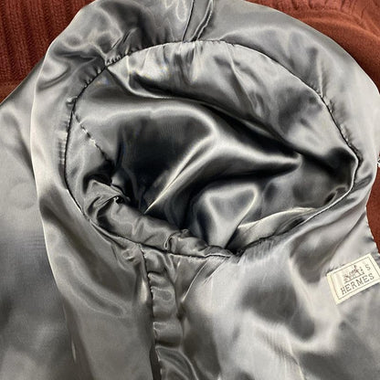 Hermes Coat Size 48 L Men's - Bordeaux And Gray Cotton Cashmere