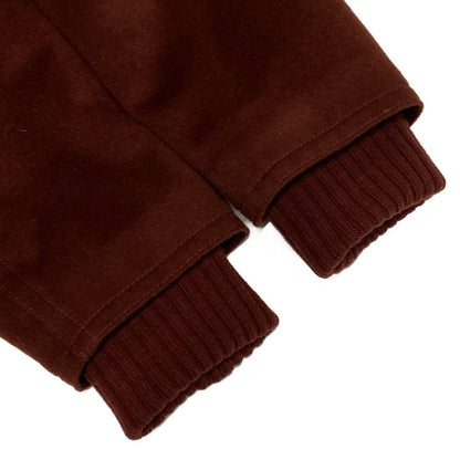 Hermes Coat Size 48 L Men's - Bordeaux And Gray Cotton Cashmere