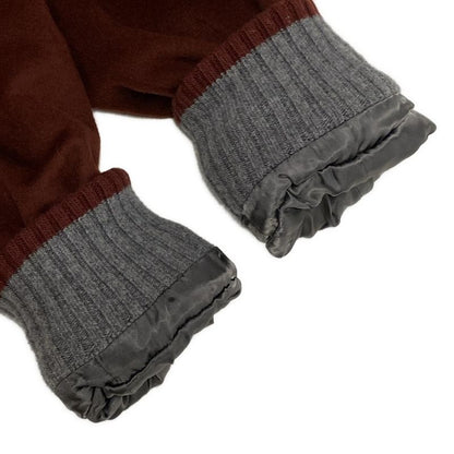 Hermes Coat Size 48 L Men's - Bordeaux And Gray Cotton Cashmere