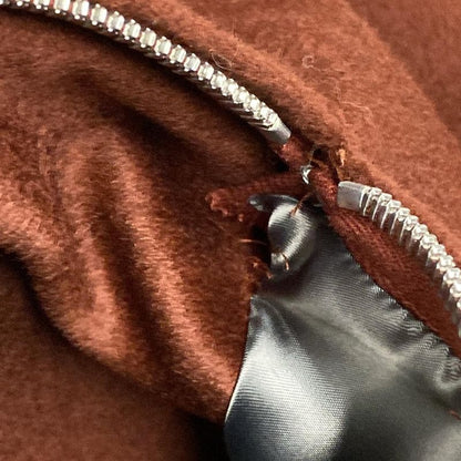 Hermes Coat Size 48 L Men's - Bordeaux And Gray Cotton Cashmere