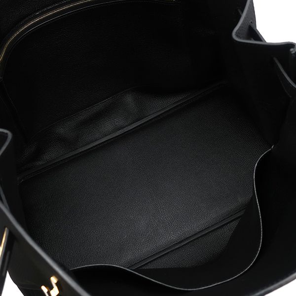 Hermes Handbag Birkin 40 Togo Black Gold Hardware Black Hardware Black Y