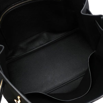 Hermes Handbag Birkin 40 Togo Black Gold Hardware Black Hardware Black Y