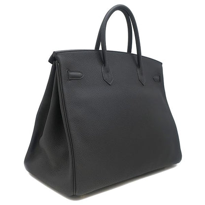 Hermes Handbag Birkin 40 Togo Black Gold Hardware Black Hardware Black Y