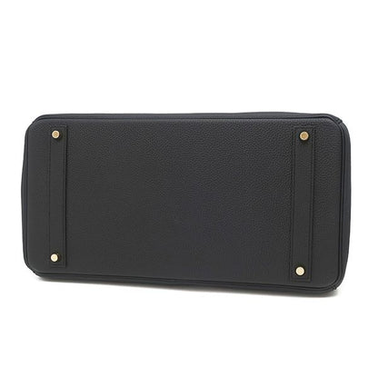 Hermes Handbag Birkin 40 Togo Black Gold Hardware Black Hardware Black Y