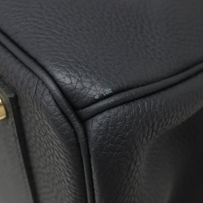 Hermes Handbag Birkin 40 Togo Black Gold Hardware Black Hardware Black Y