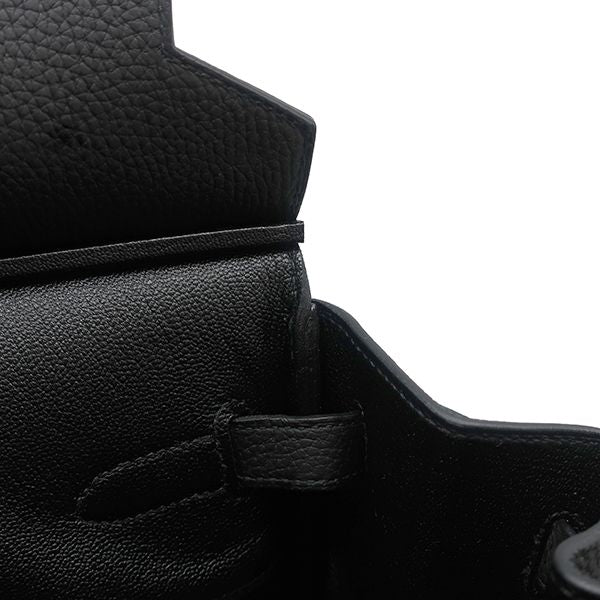 Hermes Handbag Birkin 40 Togo Black Gold Hardware Black Hardware Black Y