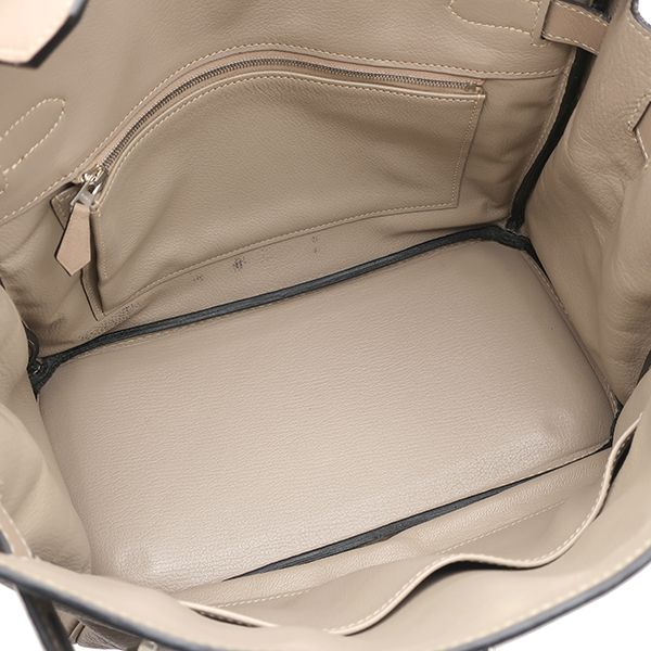 Hermes Handbag Birkin 30 Taurillon Clemence Taurillon Clemence Tortiere Gray