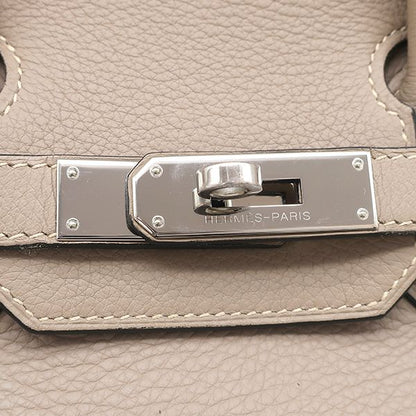 Hermes Handbag Birkin 30 Taurillon Clemence Taurillon Clemence Tortiere Gray