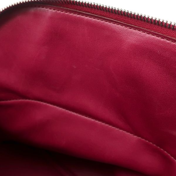 Hermes 2way Bag Bolide 31 Taurillon Clemence Ruby Silver Hardware Red Shoulder