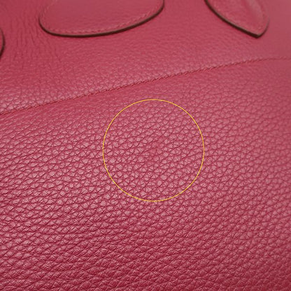 Hermes 2way Bag Bolide 31 Taurillon Clemence Ruby Silver Hardware Red Shoulder