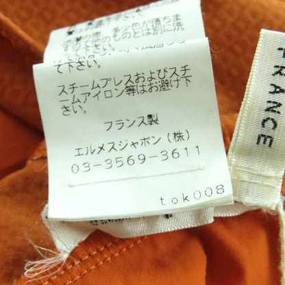 Hermes Margiela Period H Motif Swimwear Swimsuit Dress Orange 36 Made In France