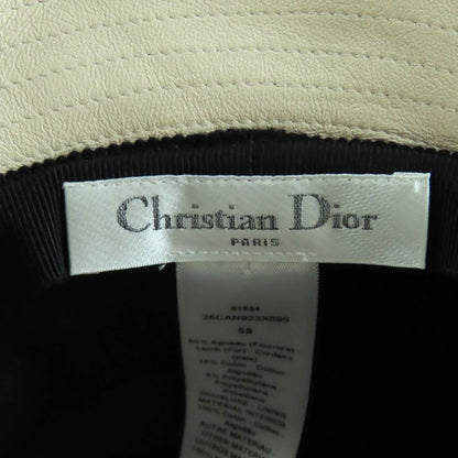 Christian DIOR 25can923x695 D-bobby Logo Canage Shear Ring Mouton Bob Hat Off