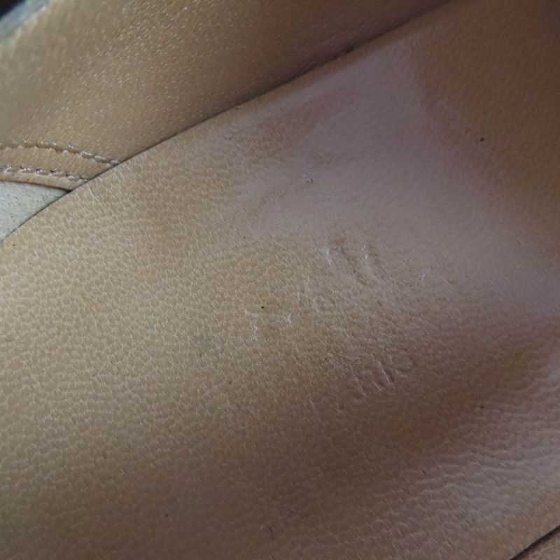 Hermes Moccasins Paris Silver Hardware Constance Leather Loafers Dark Brown