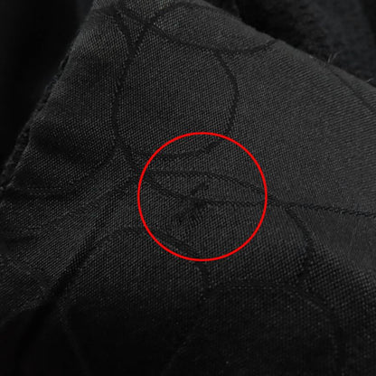 CHANEL 02P P19666v11211 Wool Coco Mark Zip Jacket Black 42 Rare Size Made In