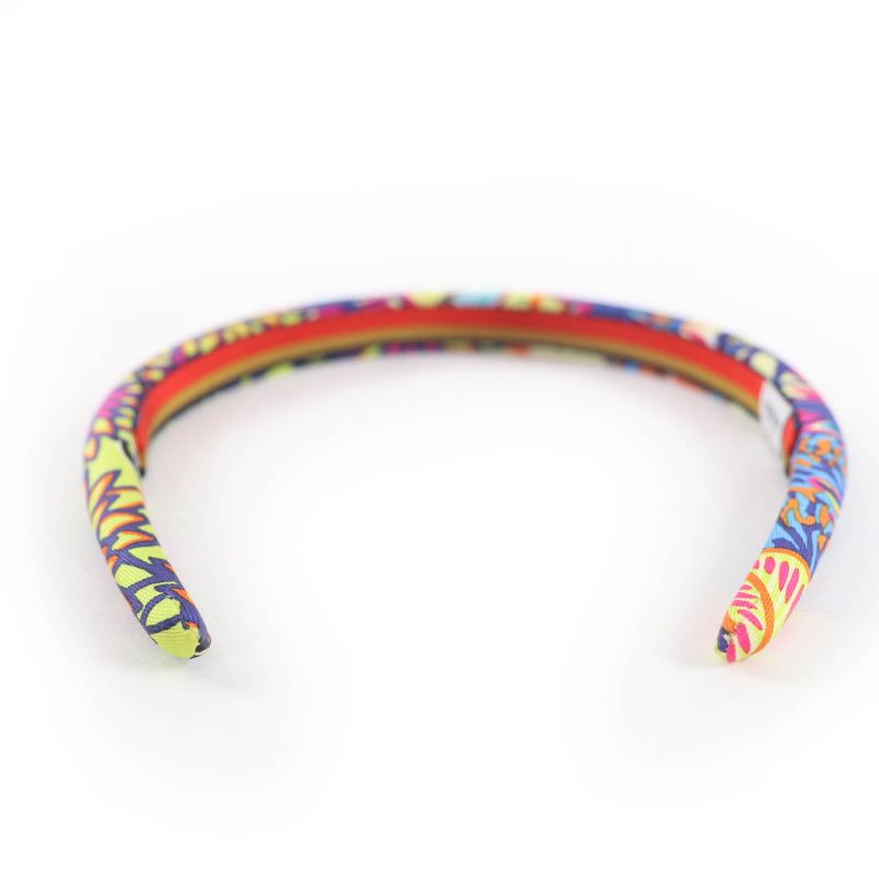 Hermes Headband Elsa Wild Singapore Silk Multicolor Current Production Catsuit