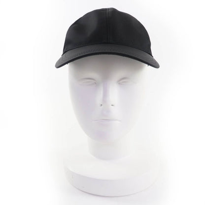 Prada 2024 1hc274 Re-nylon Triangle Logo Plate Cap Black S Made In Italy