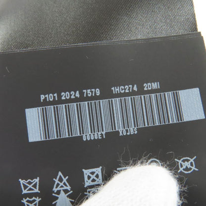 Prada 2024 1hc274 Re-nylon Triangle Logo Plate Cap Black S Made In Italy