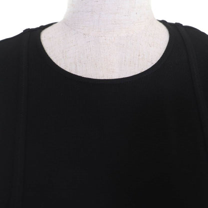 Gucci 310757 Sleeveless Dress With Horsebit Buckle Belt Black XS Made In Italy