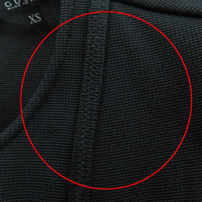 Gucci 310757 Sleeveless Dress With Horsebit Buckle Belt Black XS Made In Italy