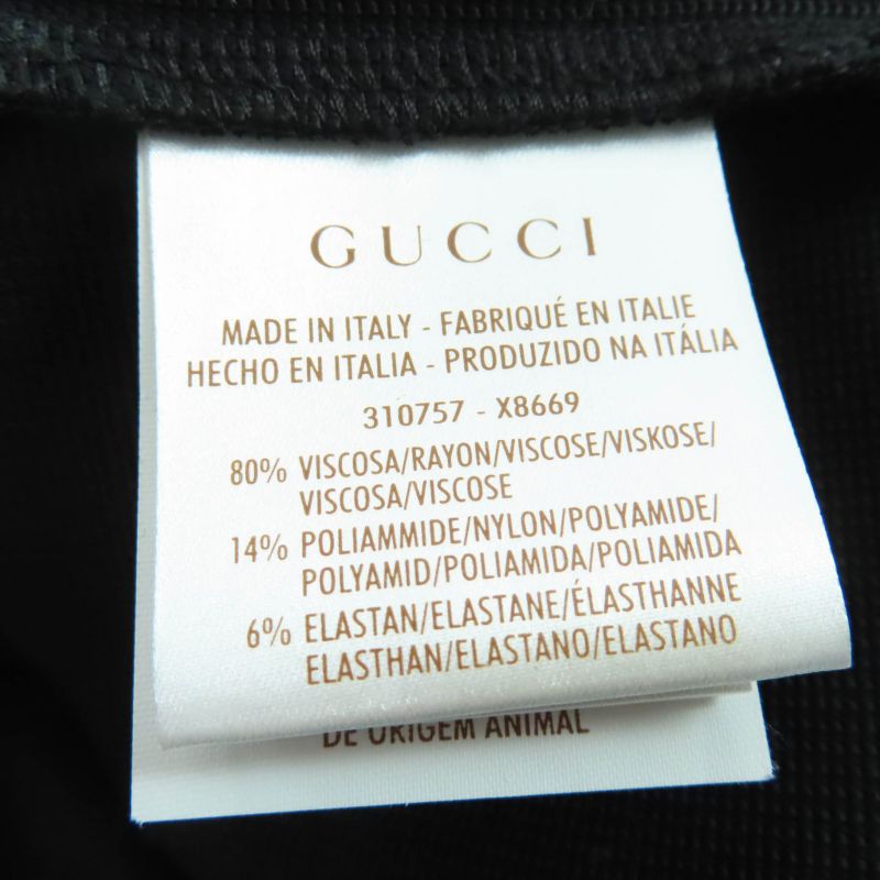 Gucci 310757 Sleeveless Dress With Horsebit Buckle Belt Black XS Made In Italy