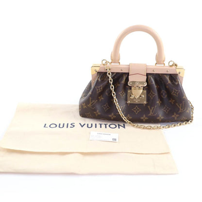 Louis Vuitton M46544 Monogram Canvas Monogram Clutch With Chain Shoulder
