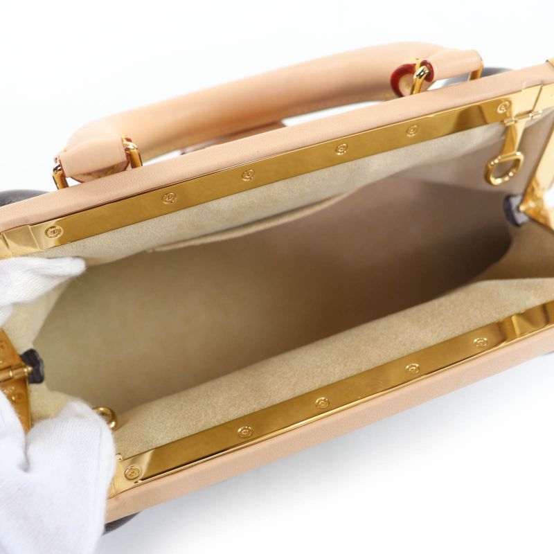 Louis Vuitton M46544 Monogram Canvas Monogram Clutch With Chain Shoulder