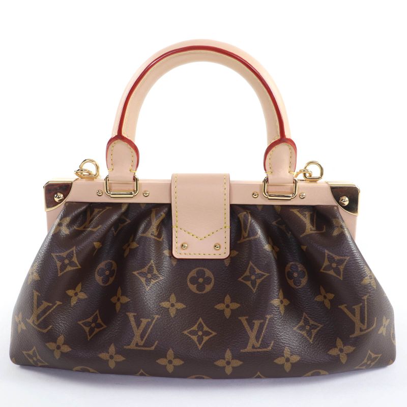 Louis Vuitton M46544 Monogram Canvas Monogram Clutch With Chain Shoulder