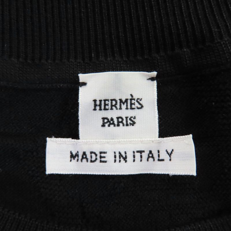 Hermes 24SS 4e2649dc Silk Cotton Nausa Chene Short Sleeve Short Sleeve Knit