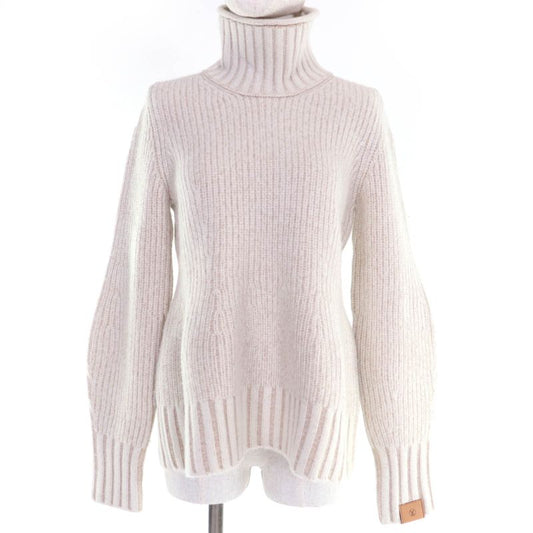Louis Vuitton 24AW Wool Cotton Lvleather Patch Turtleneck Long Sleeve Knit