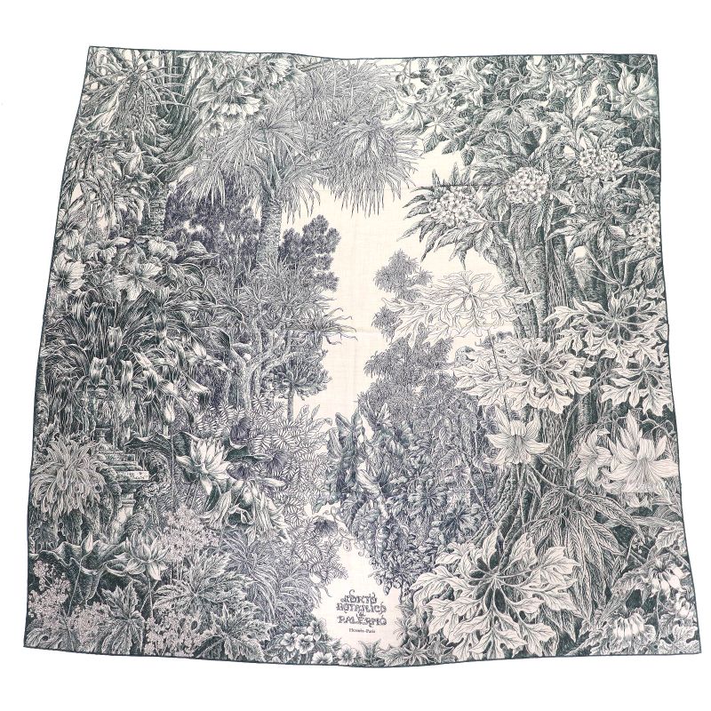 Hermes 24AW All'orto Botanico Di Palermo Botanical Garden Of Palermo Cashmere