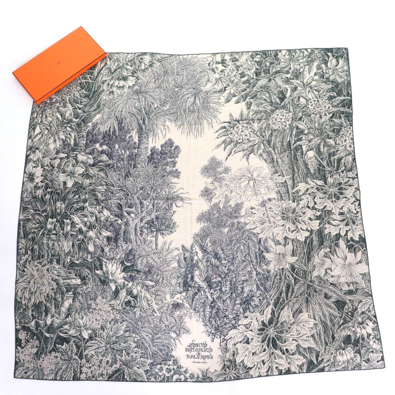 Hermes 24AW All'orto Botanico Di Palermo Botanical Garden Of Palermo Cashmere