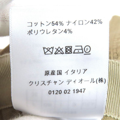 Christian DIOR 23SS 311p05a3290 Cotton Stretch Fitted Pants Bottoms Cropped