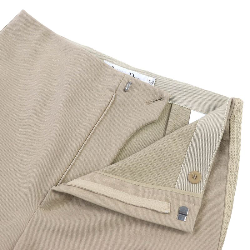 Christian DIOR 23SS 311p05a3290 Cotton Stretch Fitted Pants Bottoms Cropped