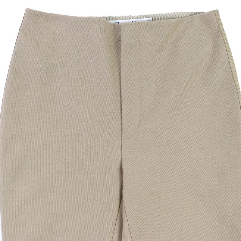 Christian DIOR 23SS 311p05a3290 Cotton Stretch Fitted Pants Bottoms Cropped