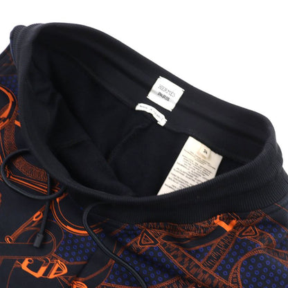 Hermes 25SS 4h4419dc Eperon D'OR Bandana 100% Cotton Knit Shorts Black Blue