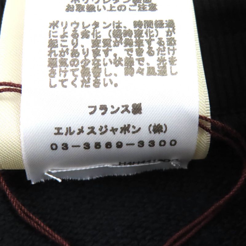 Hermes 25SS 4h4419dc Eperon D'OR Bandana 100% Cotton Knit Shorts Black Blue